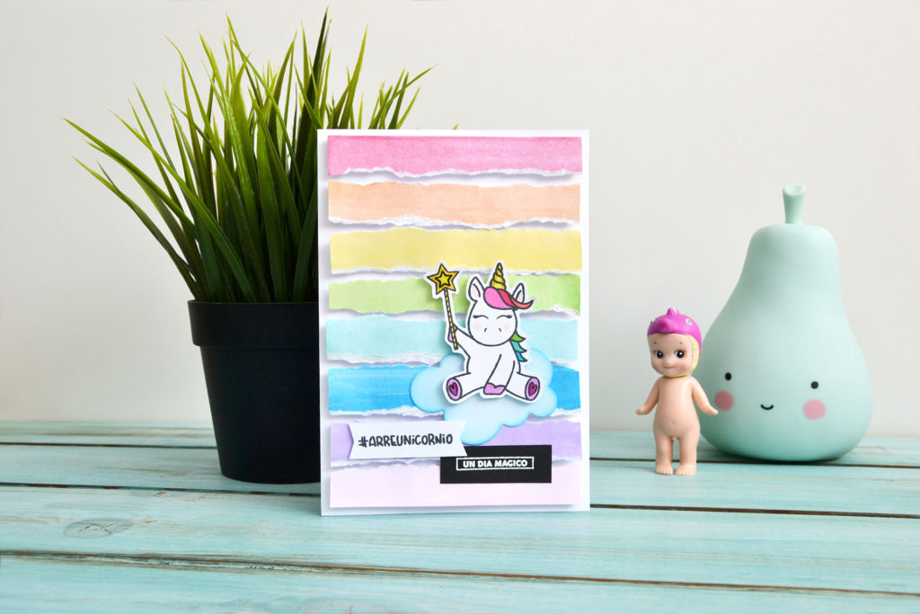 Tarjeta unicornio
