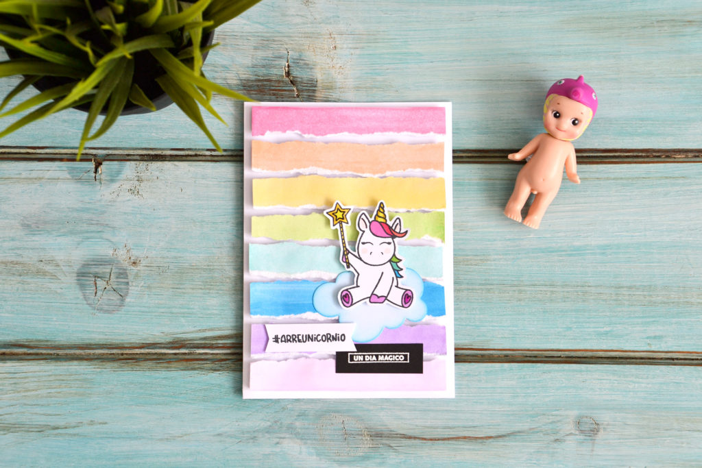 Tarjeta unicornio
