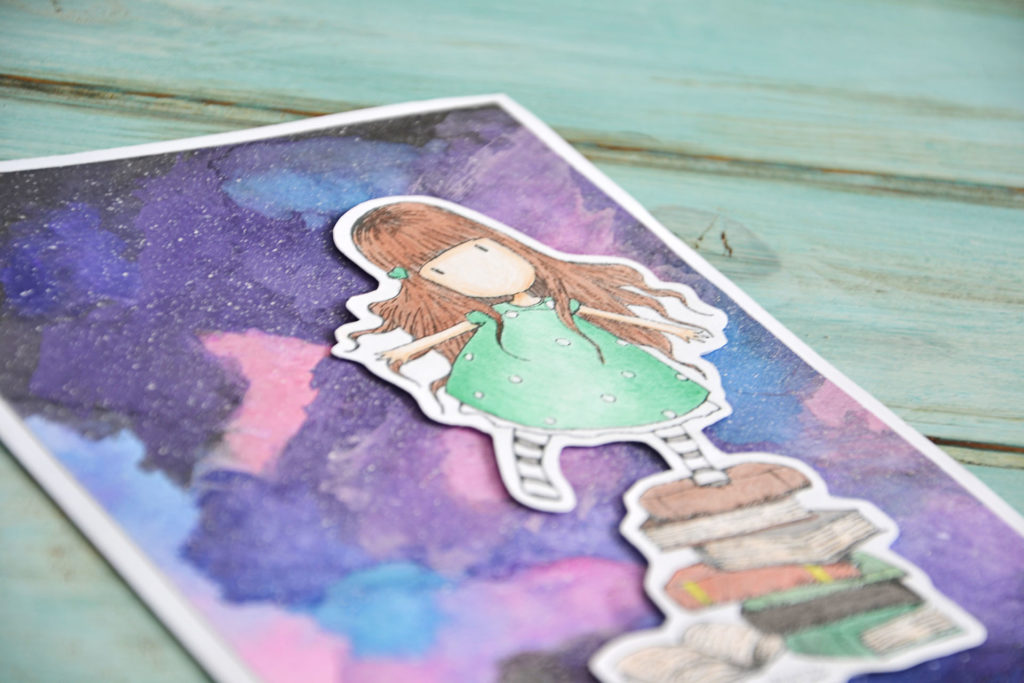 Tarjeta hasta el infinito, y más allá (detalle muñeca)