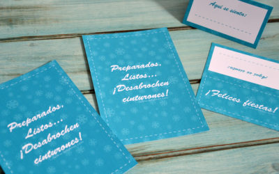 Menús y tarjetas comensales, descargables GRATIS
